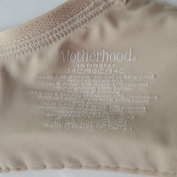 Motherhood Intimates Bra Wireless Maternity Nursing Bra 91929 Size 34C - Picture 7 of 7